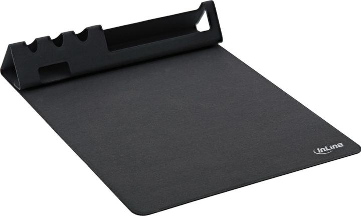 Actual product image InLine Multifunctional mouse pad with mobile phone and pen holder