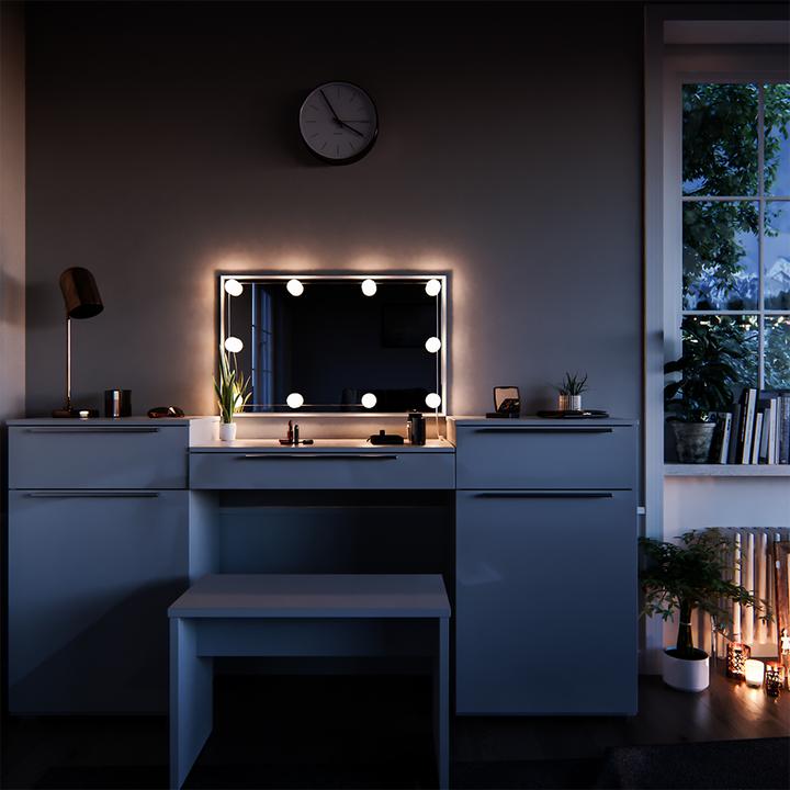 Image du produit Vicco Lilli avec éclairage LED et banc (190 x 39 x 90 cm)