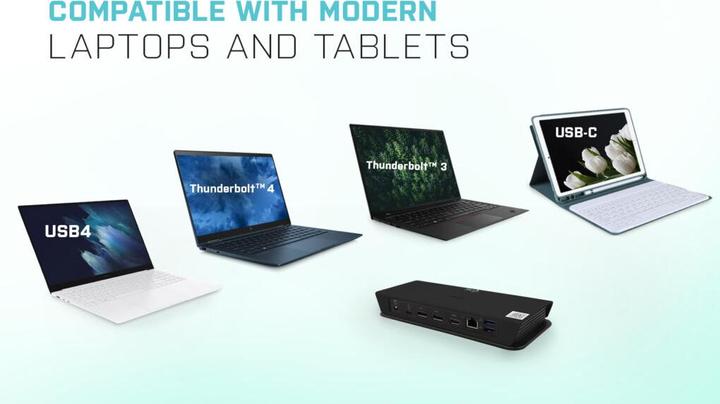 Image du produit i-tec Station d'accueil intelligente USB-C triple écran, PD 65W (USB-C, 3 ports)