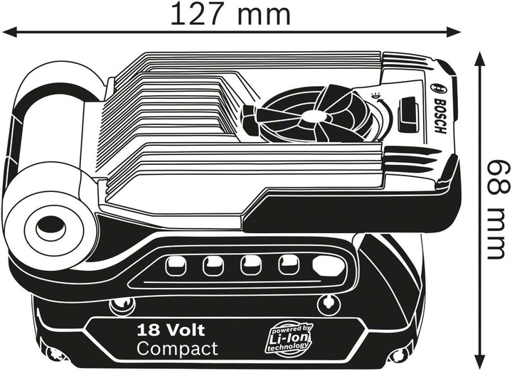 Actual product image Bosch Professional VariLED Professional (420 lm)