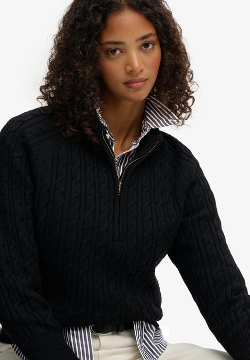 Produktbild Superdry Pullover mit gebürstetem Zopfmuster für Damen (L)