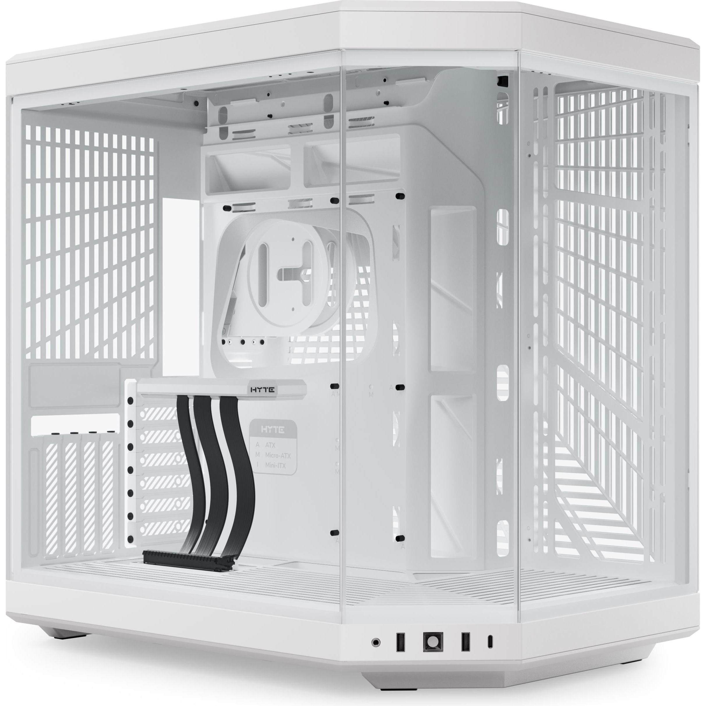 Hyte Y70 (E-ATX, mATX, ITX, ATX), PC Gehäuse, Weiss