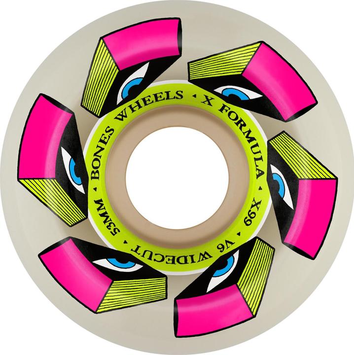 Actual product image Bones Wheels 99A XF Look Book V6 Wide-Cut (53 mm)
