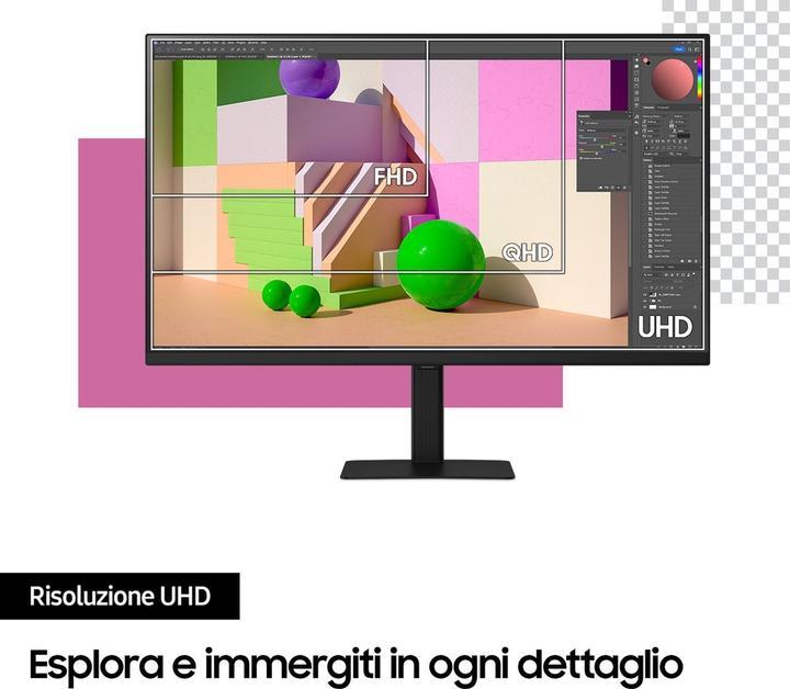 Produktbild Samsung ViewFinity S7 - S70D (3840 x 2160 Pixel, 27")