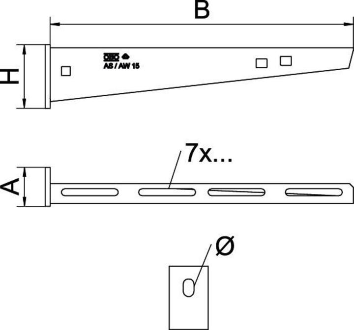 Actual product image OBO Bettermann AW 15 11 FT (4 cm)
