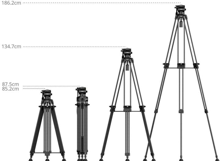Produktbild SmallRig FSD14 FreeSpeed Hochleistungs-Kohlefaserstativ (Carbon)
