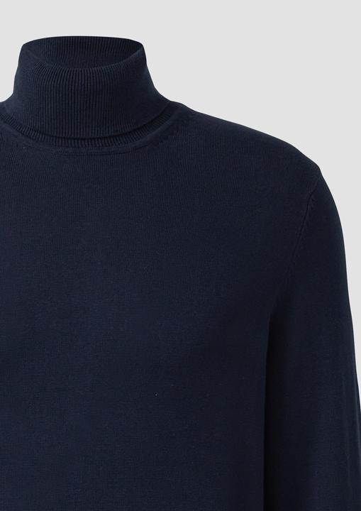 Produktbild s.Oliver Strickpullover Rollkragenpullover aus reiner Baumwolle (XL)