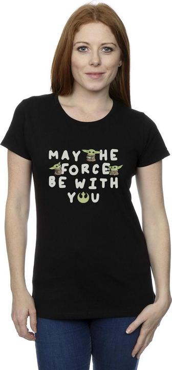 Produktbild Star Wars The Mandalorian Grogu May The Force Be With You TShirt (L)