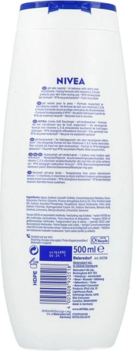 Produktbild NIVEA Peach & Apricot Seed Oil Pflegedusche (500 ml)