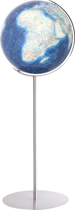 Columbus DUO AZZURRO globo illuminato modello da pavimento (40 cm)