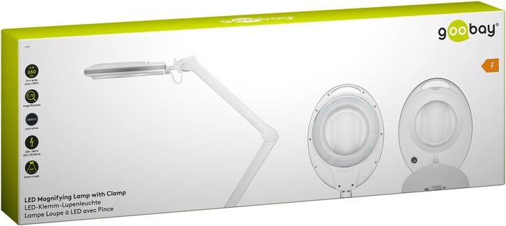 Produktbild Goobay LED-Klemm-Lupenleuchte, 8 W (650 lm)