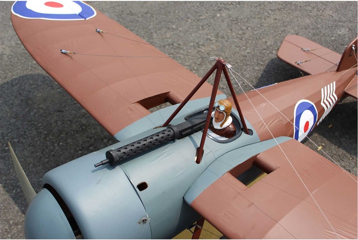 Actual product image Seagull Models bristol m1c monoplane spans 1.8m arf 71" 1:4
