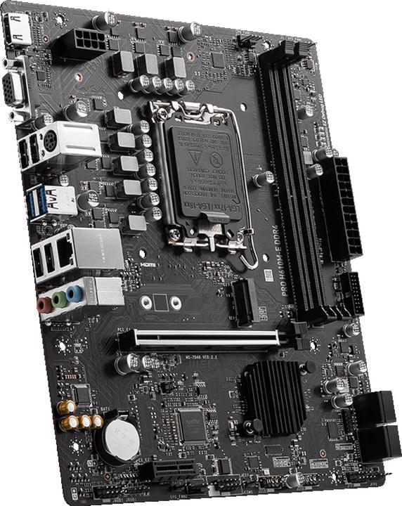 Actual product image MSI PRO H610M-E DDR4 (LGA 1700, Intel H610, mATX)