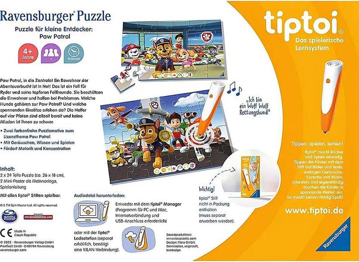 Actual product image tiptoi Paw Patrol '22 (German, 4 - 8.25 years)