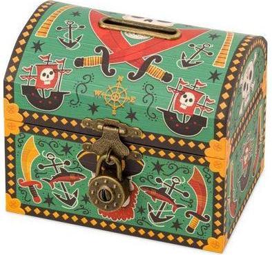 Actual product image Djeco Piratesque savings bank (28 x 24 x 6 cm)