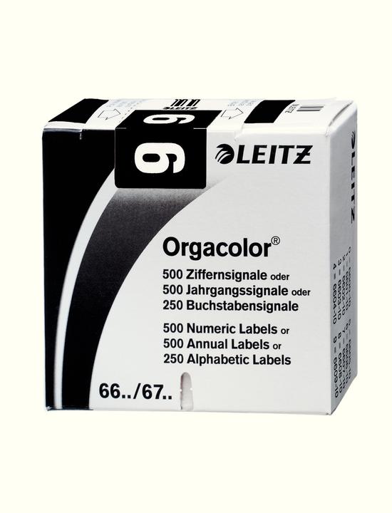 Actual product image Leitz Orgacolor Black