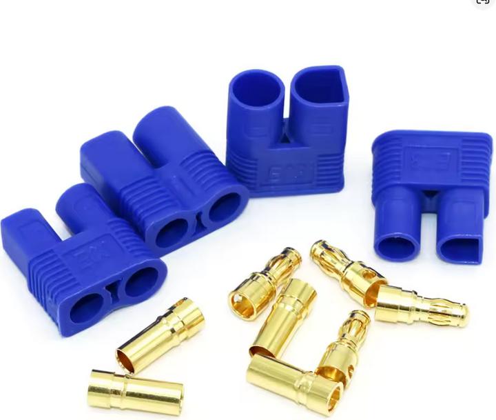 Actual product image Coscorp Industries Stecker / Buchse EC3 1 Paar, blau