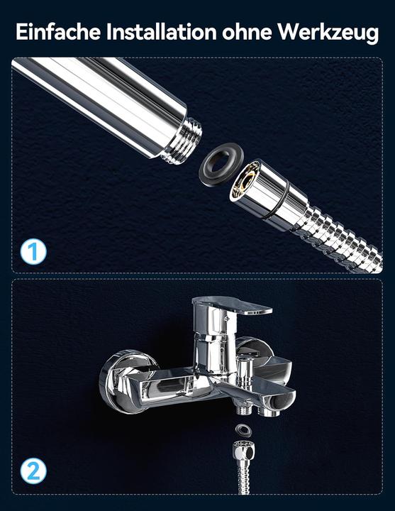 Produktbild Magichome Duschkopf-Set (6 Strahlarten)