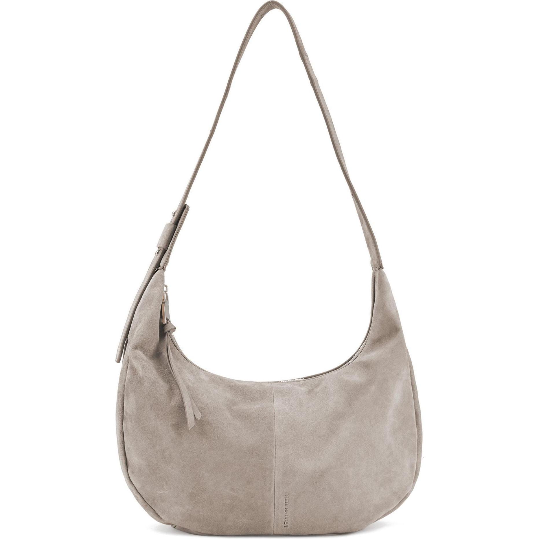 FredsBruder, Handtasche, Best to Come Schultertasche Leder 37 cm, Beige