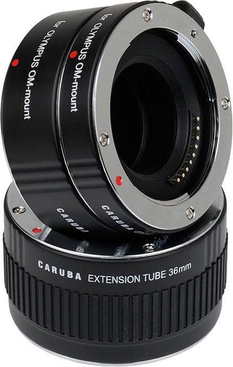 Actual product image Caruba Extension Tube Set Olympus Chrome (Macro intermediate ring)