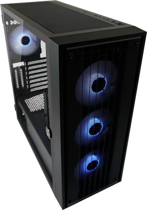 Immagine prodotto LC-Power Case Micro-ATX 810B nero USB3.2/Audio, senza alimentatore (mATX, ATX, E-ATX, Mini-ITX)