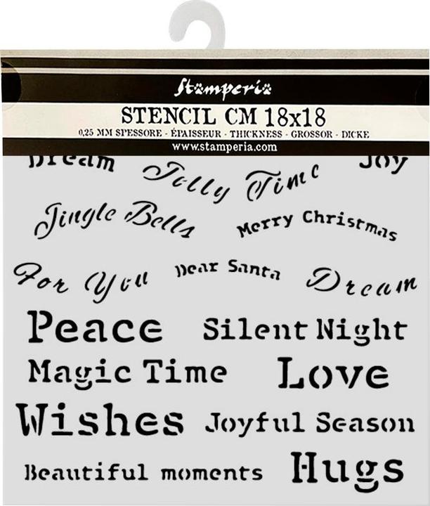 Valori nutrizionali e ingredienti Stamperia Stencil "Natale classico