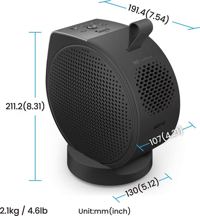 Produktbild BenQ GV50P inkl. Carry Bag (Full HD, 500 lm, 1.20:1)