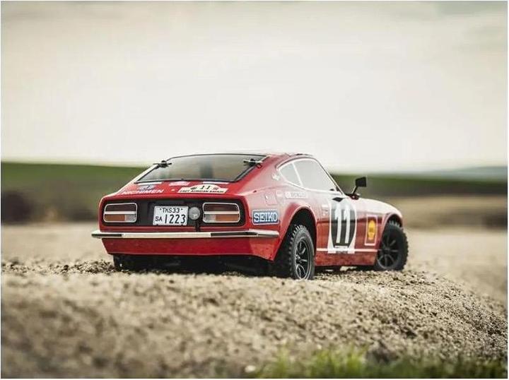 Actual product image Kyosho Rally Fazer FZ02-R Datsun 240Z 1971 ARTR, 1:10 (ARR Almost Ready to Run)