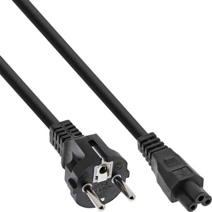 InLine Stroomkabel IEC 320 EN 60320 C5 (W) (0.50 m)