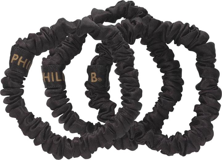 Immagine prodotto Philip B. - Set Petite Scrunchie nero (Set di cravatte per capelli)