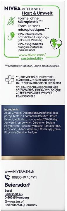 Actual product image NIVEA MEN Sensitive Bart & Gesicht Pflege-Gel (50 ml)