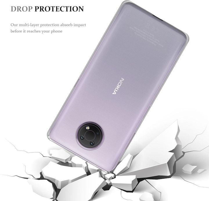 Productafbeelding Cadorabo TPU Ultra Slanke AIR Cover (Nokia G10, Nokia G20)