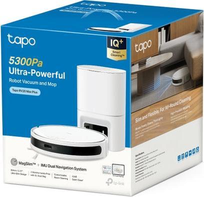 Productafbeelding TP-Link Tapo RV20 Max Plus, wit (Stofzuigrobot)