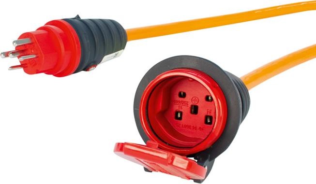 Actual product image Steffen Industrial extension cable EPR-PUR 5x2.5mm2 10m T25 IP55 (10 m, Type 25)