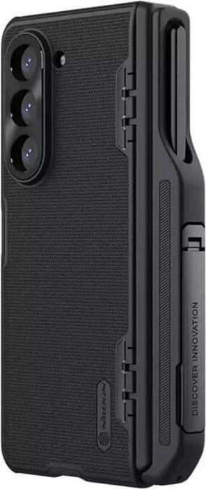 Actual product image Nillkin Super Frosted FOLD Slot+Stand Back Cover for Samsung Galaxy Z Fold 5 Black (Samsung Galaxy Z Fold5)