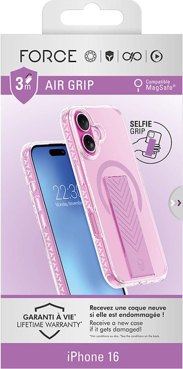 Produktbild Force Case FCAIRMAGGRIPIP16P MagSafe Schutzhülle (Apple iPhone 16)