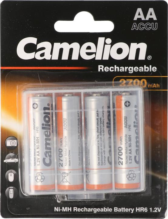 Camelion NH-AA2300BP4 - Wiederaufladbarer Akku - Nickel-Metallhydrid (NiMH) - 1,2 V - 4 S (1 Pcs., AA, Batterij)