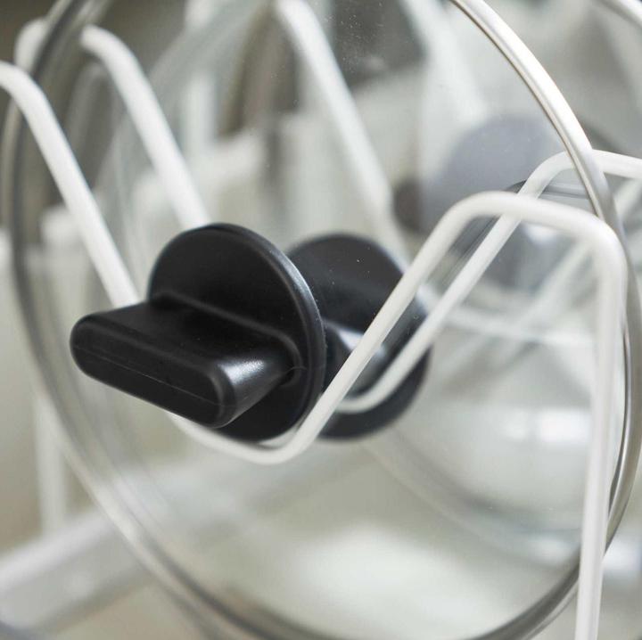 Actual product image Yamazaki Pull-out pot & pan organiser TOWER (Metal, Plastic)