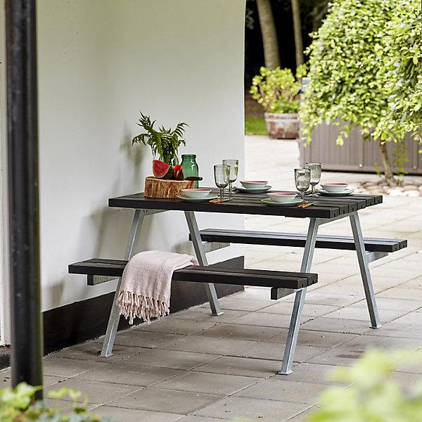 Produktbild Plus Garten Gruppensitzbank (118 x 76 x 73 cm)