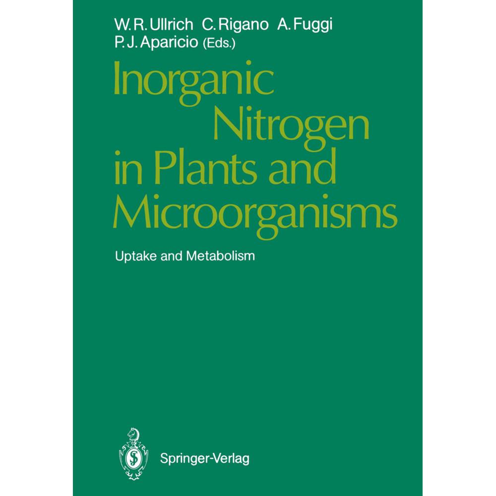Thumbnail - Inorganic Nitrogen in Plants and Microorganisms, Fachbücher von Pedro J. Aparicio, Carmelo Rigano, Wolfram R. Ullrich, A...