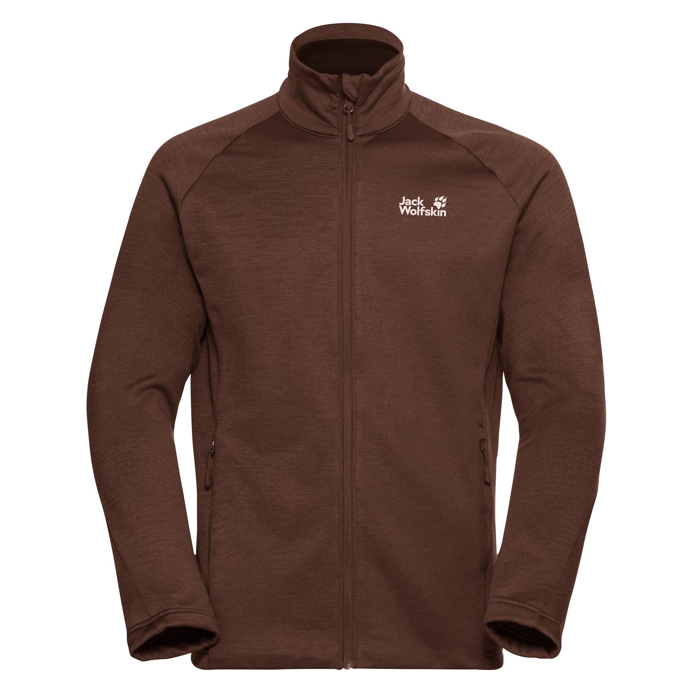 Jack Wolfskin, Herren, Outdoorjacken, Peak District Fz M (Xl), Braun, Xl