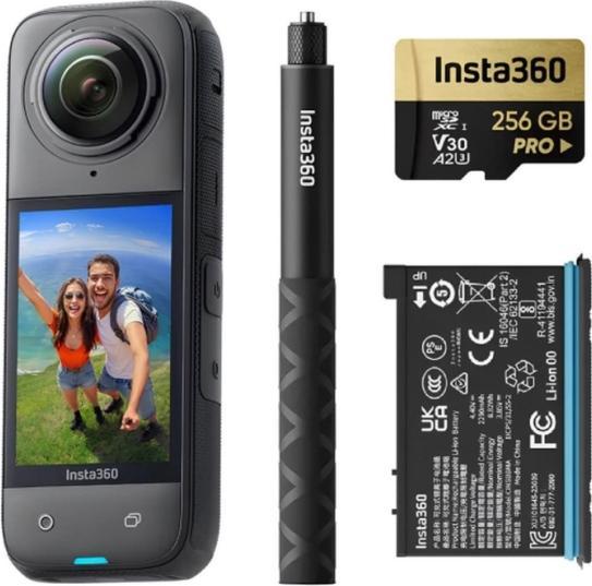 Insta360 X4 Explorer Bundle (30p, Bluetooth, Wi-Fi)