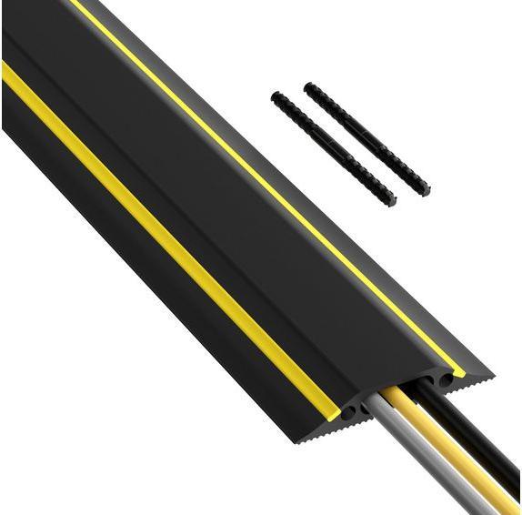 Actual product image RS PRO Medium Duty Black & Yellow Floor Cable C (Cable bridge, 900 cm)
