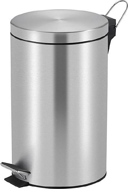 Produktbild ReinigungsBerater Treteimer 12 L Edelstahl matt Treteimer mit Kunststoff-Inneneimer (12 l)