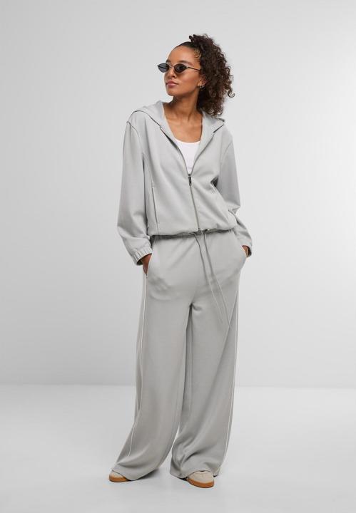 Produktbild Urban Classics Ladies Scuba Zip Hoodie lightasphalt S (S)