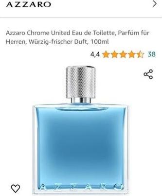 Image du produit Azzaro Chrome United (M) EDT 100ml (Eau de toilette, 100 ml)