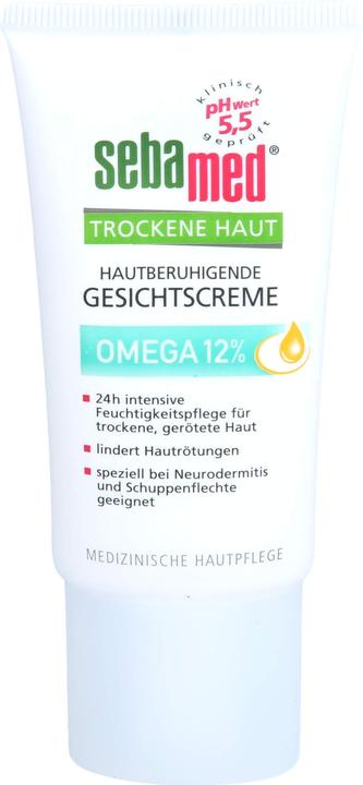 Sebamed Trockene Haut Omega 12% Gesichtscreme, 50 ml CRE (50 ml, 24h Creme)
