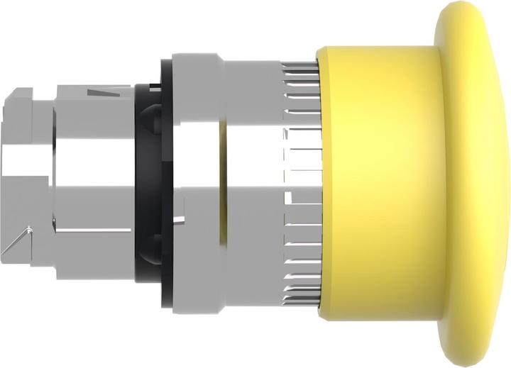 Actual product image Schneider Electric Front terminal, yellow Ř40 for mushroom pushbutton ZB4BT5