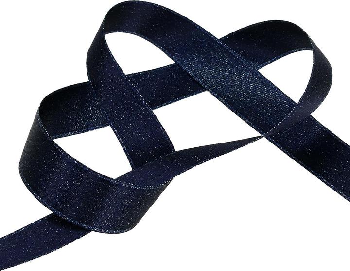 Produktbild Viana Dekoratives Satinband mit Glimmereffekt für kreative Geschenke und Dekoration (Geschenkband)