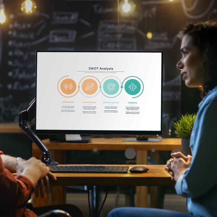 Produktbild Relaxdays Monitorhalterung (Tisch, 27")